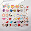 Colorful Heart Metal Charms for Jewelry and Craft Projects view 6