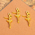 Ballet Dancer Metal Charm in 3 Decorative Finishes view 4