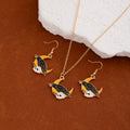 Five Gothic Pendant Necklace and Earring Jewelry Sets view 4