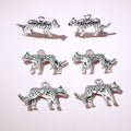 Spotted Leopard Metal Charms in Three Finish Options view 2