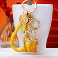 Fortune Bucket Keychains with Braided Wrist Strap Options in Eight Designs view 10