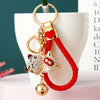 Colored-Strap Bell-Lucky-Cat