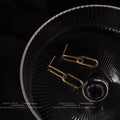 Gold-Tone Double Oval Link Paperclip Drop Earrings view 4