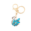 Rhinestone Swan Keychain Metal Crystal Wing Bird Bag Charm view 5