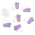 Purple Winged Cat and Bat Enamel Alloy Charm Pendants view 4