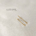 Gold Tone Double Band Open Ring Crystal Pavé Layer view 2