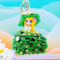 Gold Mesh Ballgown Doll Keychains in Five Dress Colors view 10
