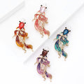 Enamel Goldfish Brooch Crystal Body Pearl Accent Pin view 3