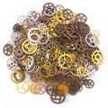 Matte Gold-Tone Gear Metal Charms with 4 Listed Options view 5