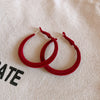 Red Flocked Hoop
