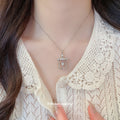 Geometric Crystal Pendant Necklaces Fashion Jewelry view 4