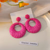 Fuchsia Yarn Discs