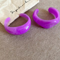 Irregular Acrylic Open Cuff Bangles Singles And Pairs view 9