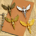 Winged Fairy Figure Metal Pendant Charm For Jewelry Making view 2
