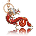 Jeweled Chinese Dragon Keychains in Twenty-Two Pictured Designs view 5