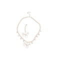 White Pearl Horse Star Charm Necklace Drop Earrings view 5