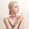 Blue Jewelry Set