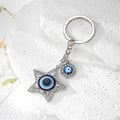 Rhinestone Evil Eye Keychains Gold Silver Eight Shapes view 5