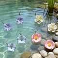 Realistic Molded Flower Drop Earrings in Twelve Botanical Designs view 2