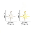 Crystal-Accented Gold Silver Star Alloy Charms in 2 Styles view 3