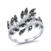 Black Silver Size 6
