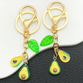 Pineapple, Lemon, Banana, Pear and Avocado Fruit Keychains view 2