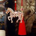 Mixed Firecracker Monkey Wealth Figure Horse and Sailboat Vehicle Hanging Ornaments view 9