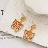 Pink Butterfly Earrings