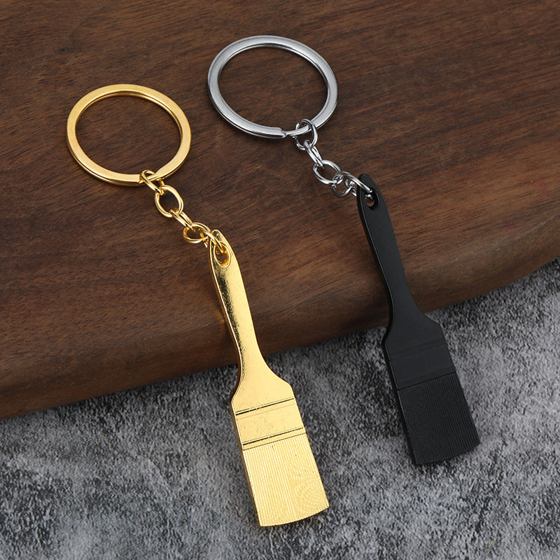Creative Mini Shovel Zinc Alloy Keychain Gift Pendant
