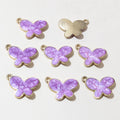 Colorful Enamel Butterfly Charms in Seven Assorted Options view 11