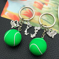 Tennis Volleyball Soccer and Football Ball Keychains view 4
