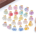 Twelve-Color Translucent Lily of the Valley Flower and Leaf Charm Collection view 2
