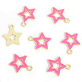 Colorful Open Star Jewelry Components For DIY Earrings And Bracelets Charms view 8