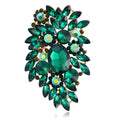 Flower Crystal Nine Designs Metal Brooch Pin for Jackets and Lapels view 10