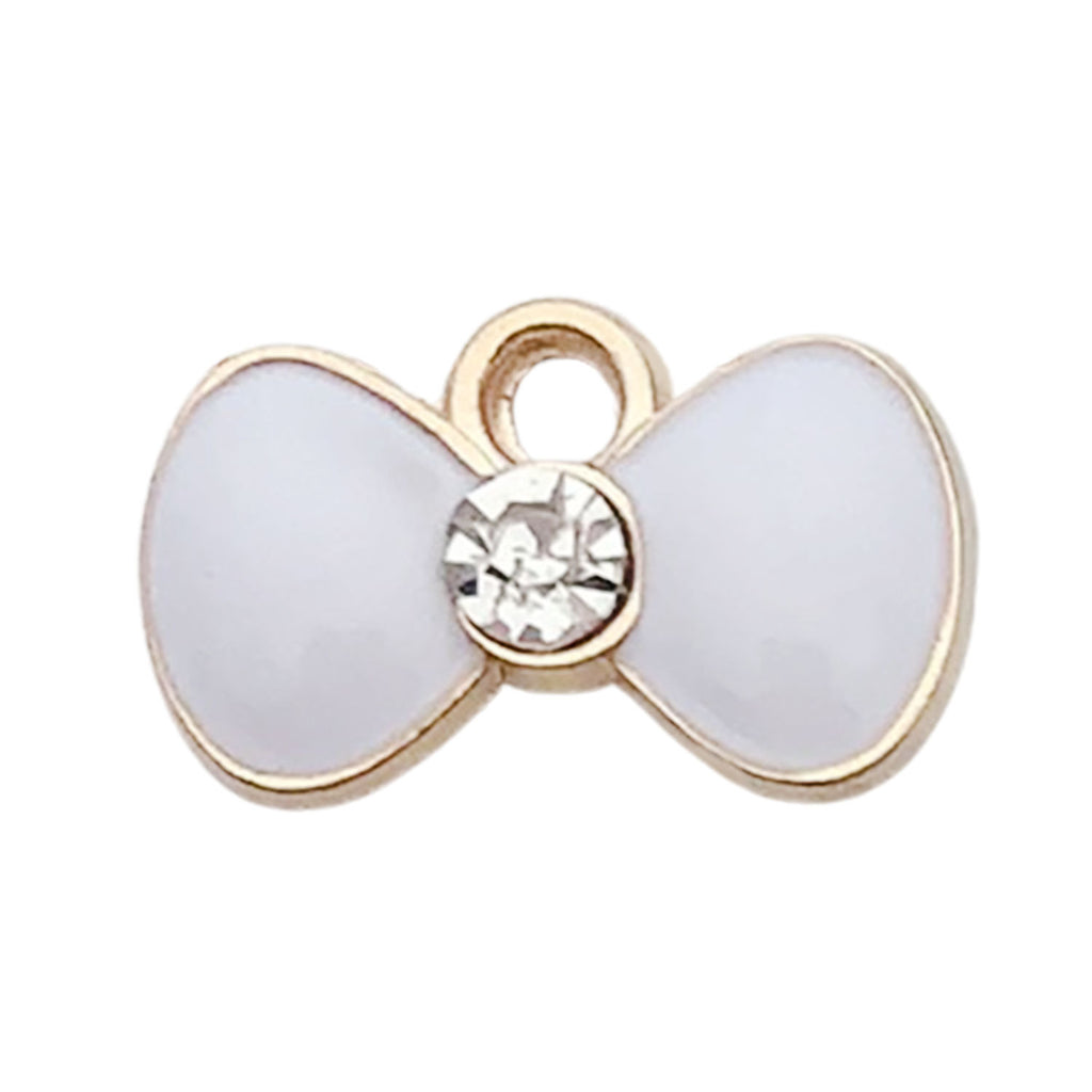 Korean Enamel Zinc Alloy Flower High Heel Handbag Charm Pendant for DIY Jewelry