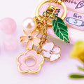 Sixteen Option Five Petal Clover and Flower Keychains with Plain Braided and Wrist Loops view 6