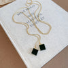 Gold Green Lariat