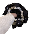 Sixteen Mixed Satin Stripe Polka Dot Lace And Floral Hair Ties view 5