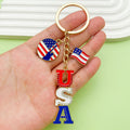 Heart Charm Keychains Featuring Blue Bow Across 22 Pictured Variations view 4