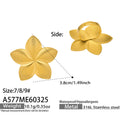 Gold Flower Fan Pearl Statement Rings Open Band Styles view 6