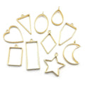 Metallic Pendant Frame Metal Charms with 8 Listed Options view 5