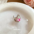 Silver Open Shell Chip Statement Rings 4 Assorted Styles view 4