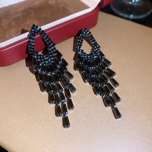 Baguette Tassel Studs shown in product image 2