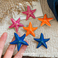 Colorful Starfish Stud Earrings Fashion Jewelry Accessories view 4