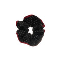 Polka Dot Fabric Claw Clip And Scrunchie 2 Styles Black view 5