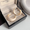Cream Curved Hoops