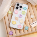 Seven Distinct Shape Color Note DIY Phone Case Components view 1