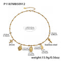 Gold Stainless Steel Religious Charm Necklace Pendants view 10