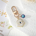 Blue Evil Eye Heart, Sun and Hexagon Lobster-Clasp Charms view 3