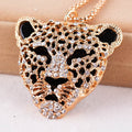 Gold Tone Leopard Head Keychain with Unlisted Rabbit Fur Pom Configurations view 2